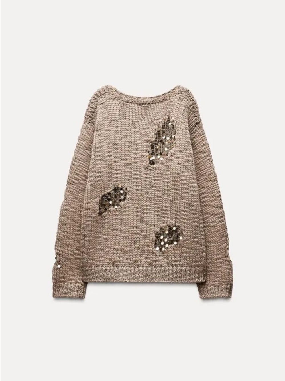 ZARA ~ Sequin sweater - Picture 7 of 9